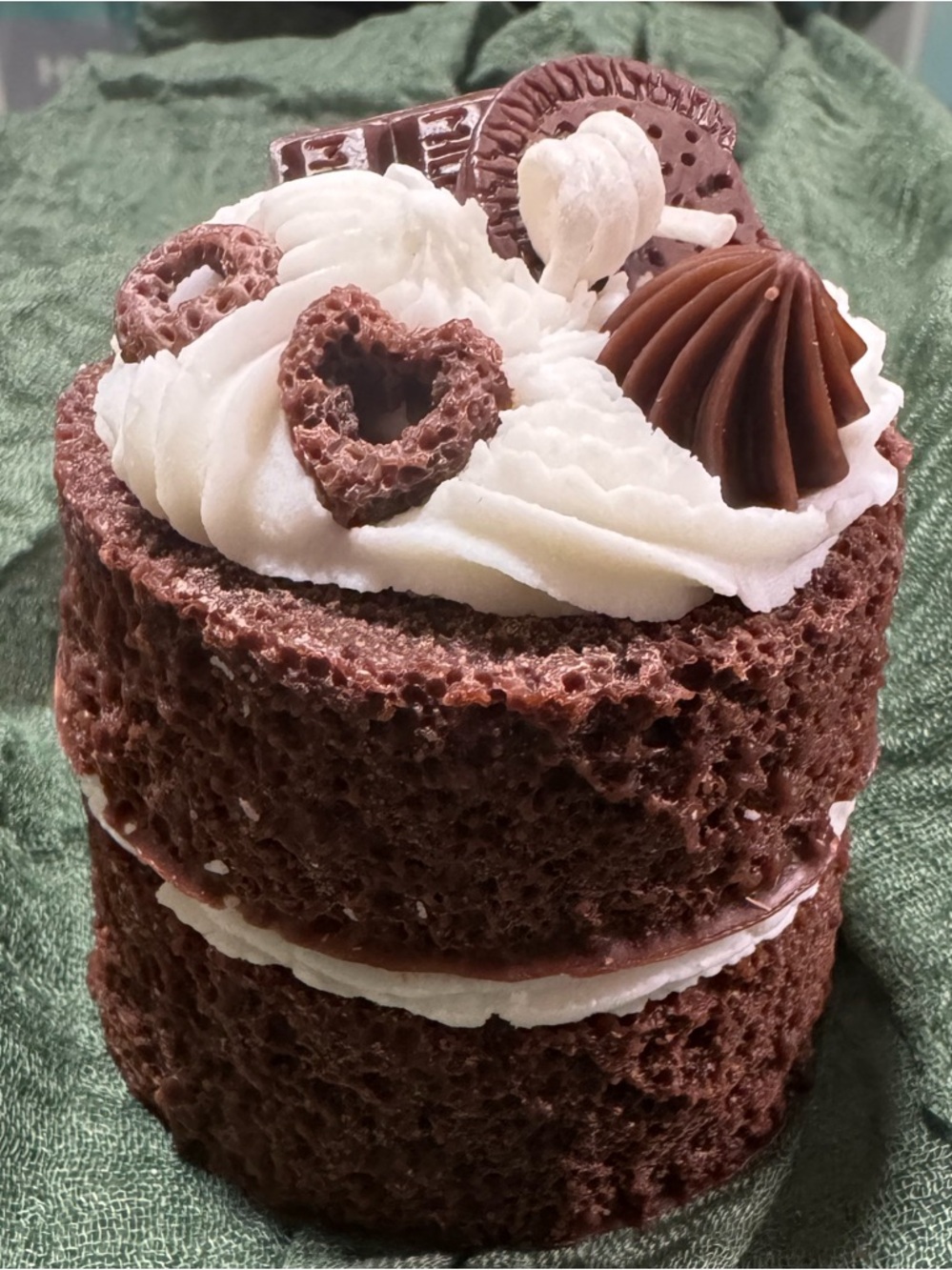 Chocolate Mini Layer Cake Candle - Picture 9 of 10